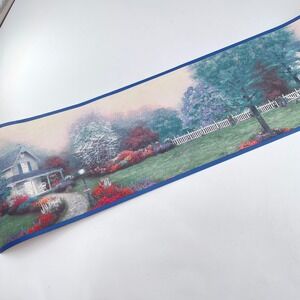 Thomas Kinkade Painter of Light Wallpaper Border TK3121B Cottage Garden 1.5 Roll